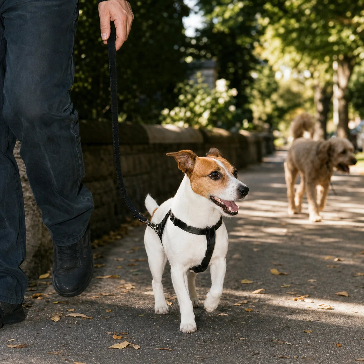 Calm dog after RevitaPaw — Reactivity